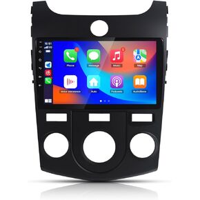 Android 13 Car Stereo Radio Player IPS GPS Navigation Built-in Wireless CarPlay Bluetooth Head Unit Supports Full RCA Backup Camera WiFi for KIA Forte Cerato 2008-2014