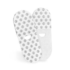 Adhesive Patch Refill Pack Compatible with stoiQ and VAVA Smart Baby Thermometers - 12 Non Woven Sticker Bands