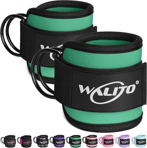 Walito Gym Calkle Straps for Out Ort - Glute Ongle Cuff Strap ، و Gym Cable Machine Socies for Woman in Kuwait