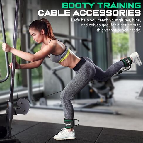 Walito Gym Calkle Straps for Out Ort - Glute Ongle Cuff Strap ، و Gym Cable Machine Socies for Woman in Kuwait