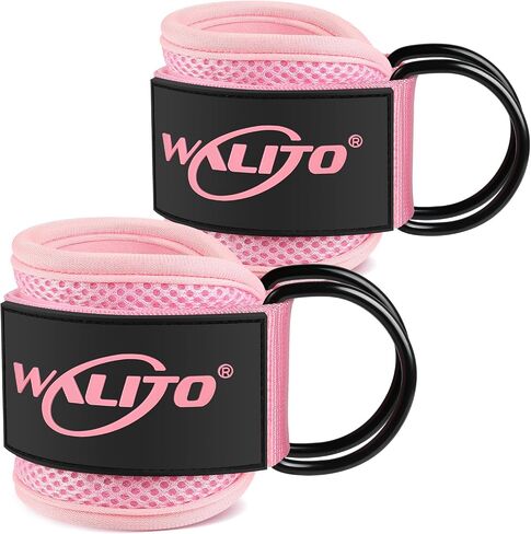 Walito Gym Calkle Straps for Out Ort - Glute Ongle Cuff Strap ، و Gym Cable Machine Socies for Woman in Kuwait