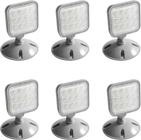 LED ENERGY PLUS Remote Outdoor Emergency Light Head – Single Head LED Lamp - Weatherproof Emergency Exit Lighting – 3.6V OR 9.6V Volts, 1.7 Watts (1 Pack) in Kuwait