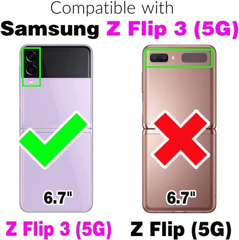 Asuwish Phone Case for Samsung Galaxy Z Flip 3 5G 2021 Wallet Cover with RFID Blocking Ring Crossbody Wrist Strap Stand Credit Card Holder Leather Cell Accessories ZFlip3 Z3 Flip3 3Z Women Rose Gold in Saudi Arabia