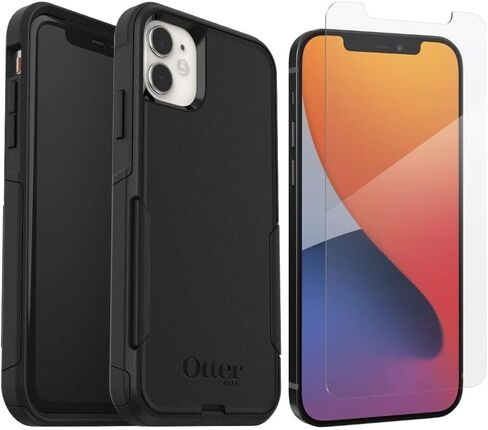 OtterBox iPhone 11 (Only) - Commuter Series Case - Ballet Way (Pink Salt/Blush) - with Screen Protector - Slim & Tough - Pocket-Friendly - with Port Protection - Non-Retail Packaging in Saudi Arabia