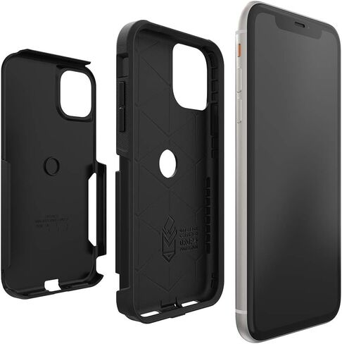 OtterBox iPhone 11 (Only) - Commuter Series Case - Ballet Way (Pink Salt/Blush) - with Screen Protector - Slim & Tough - Pocket-Friendly - with Port Protection - Non-Retail Packaging in Saudi Arabia