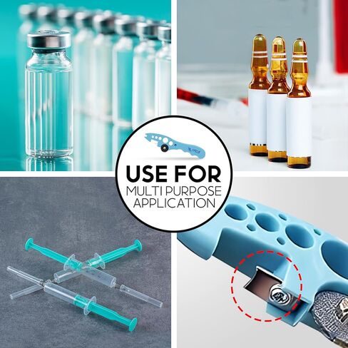 OTICA Ampoule Cutter for Doctors Nurse, Glass Bottle Cap Remover Cutter Ampule Breaker for Hospital and Clinic (White) in Kuwait