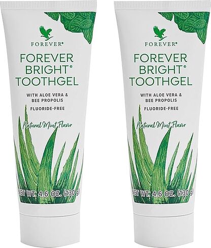 Forever Living - Forever Bright Toothgel - Fluoride-Free Aloe Vera Gel with Bee Propolis -Peppermint-Spearmint Flavor - Dental Care - 4.6oz in Kuwait