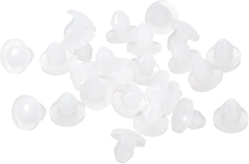 uxcell 38Pcs Silicone Plugs, Rubber Round Snap in Locking Hole Plugs for 3.5mm Hole, Hole Stoppers Waterproof Hole Plug for Metal Tube, Furniture End Caps Inserts, Black in Kuwait