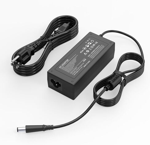 90W Laptop Charger for Dell Inspiron 11 13 14 15 17 3000 5000 7000 Series; for dell inspiron 15 3000 15-3552, 3555, 3558, 3565, 3567, 3582, 3583, 3590, 3593, 3595 Round Connectors Power Supply in Saudi Arabia
