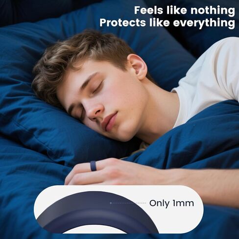 Cover for Oura Ring Gen 4/Oura Gen 3/ULTRAHUMAN Ring AIR, Soft Liquid Silicone Anti-Scratch Smart Rings Protector Oura Ring Case Accessories for Women Men Working Out Gym - 10 Pack in Kuwait