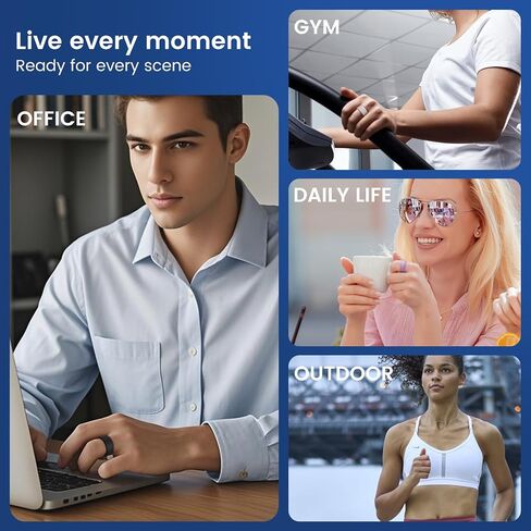 Cover for Oura Ring Gen 4/Oura Gen 3/ULTRAHUMAN Ring AIR, Soft Liquid Silicone Anti-Scratch Smart Rings Protector Oura Ring Case Accessories for Women Men Working Out Gym - 10 Pack in Kuwait