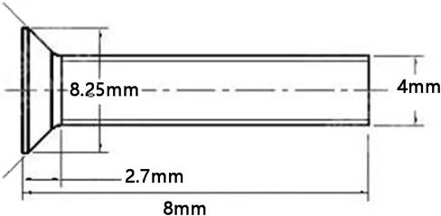 NACX M3 x 20mm مسامير نايلون ملولبة غاطسة فيليبس عموم براغي ذات رأس مسطح، متري، 120 قطعة in Kuwait
