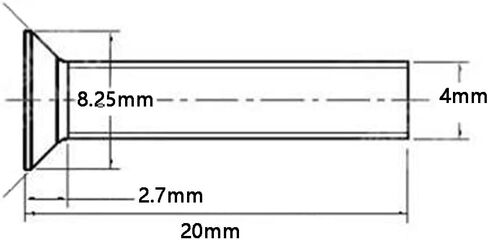 NACX M3 x 20mm مسامير نايلون ملولبة غاطسة فيليبس عموم براغي ذات رأس مسطح، متري، 120 قطعة in Kuwait