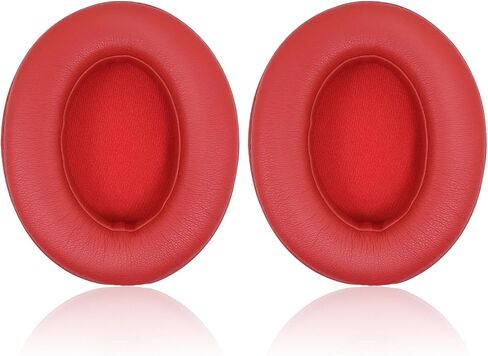 Replacement Ear Pads Cushions for Beats Studio 2 & Studio 3 Wired & Wireless Headphones, Earpads with Soft Protein Leather, Noise Isolation Memory Foam -red in Saudi Arabia