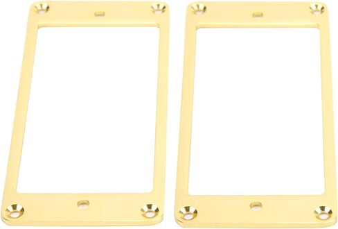 Electric Guitar Pickup Ring, Pickup Mounting Ring Musical Instrument Accessories 2Pcs for Guitar Pickups (Black) in Kuwait