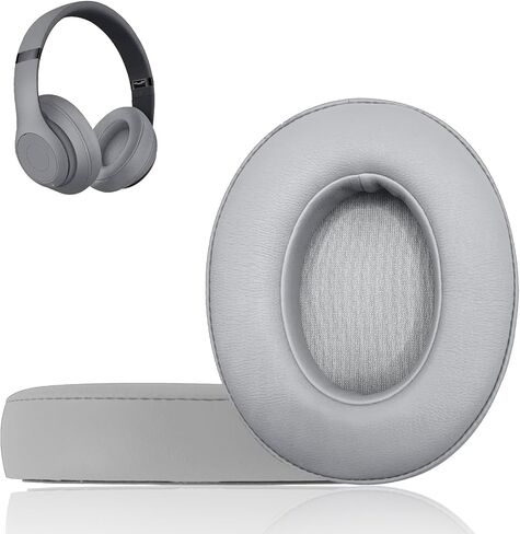Replacement Ear Pads Cushions for Beats Studio 2 & Studio 3 Wired & Wireless Headphones, Earpads with Soft Protein Leather, Noise Isolation Memory Foam -red in Saudi Arabia