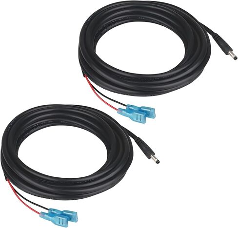 Trail Camera Power Cord, 6.5FT 3.5mmx1.35mm DC External Power Cable Compatible with Solar Panels, Game & Doorbell Cameras, IP Camera, 3.5x1.35mm DC Plug Trail Camera in Saudi Arabia