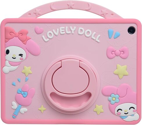 علبة الرسوم المتحركة لـ iPad Pro 11 "Case M4 2024 ， Monehoysy Cute Silicon Silicone Kickstand [Drop Proof ، Proof ، anti slip in Kuwait