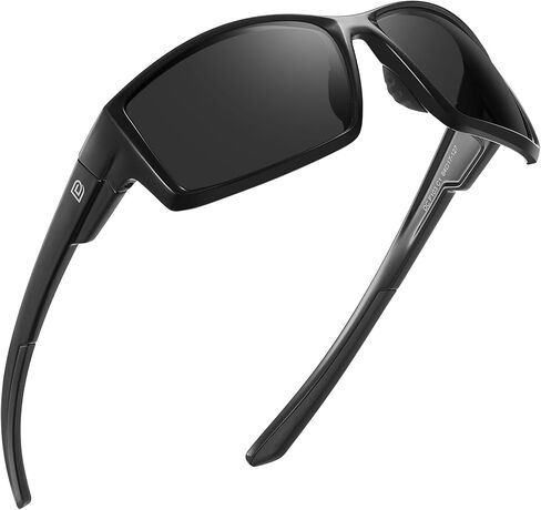 DUCO Polarized Sports Sunglasses for Men Women UV400 Protection Lightweight Frame for Fishing Driving Running F103 in Kuwait