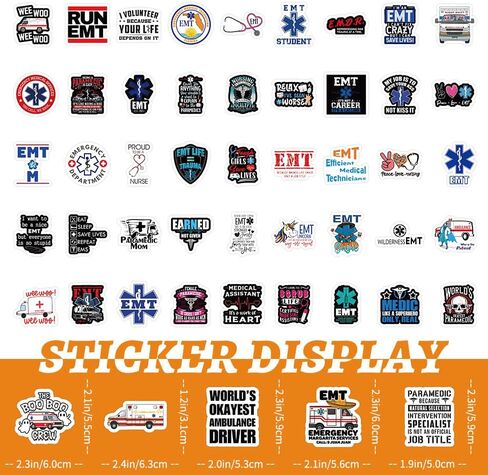 106pcs ملصقات معالج الجهاز التنفسي ، ملصق RT ، ملصق زجاجة ماء وملصق محمول ، هدايا مثالية للمعالج التنفسي - متينة ومقاومة للماء (RT) in Kuwait