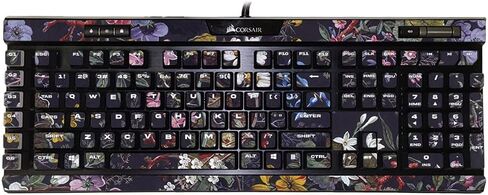 MightySkins Skin Compatible with Corsair K95 RGB Platinum XT - Yellow Marble End | Protective, Durable, and Unique Vinyl Decal wrap Cover | Easy to Apply, Remove, and Change Styles | Made in The USA in Saudi Arabia