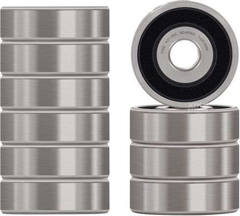XiKe 10 Pcs 6308-2RS Double Rubber Seal Bearings 40x90x23mm, Pre-Lubricated and Stable Performance and Cost Effective, Deep Groove Ball Bearings. in Kuwait