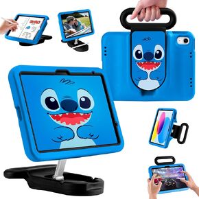 متوافق مع iPad A16 11 بوصة /11 جيل /الهواء 6 /AIR 7 /iPad 10th Gen 10.9 بوصة 2022 ، صورة قابلة للتعديل /الإسقاط مع مقبض ، حالة أطفال متوافقة مع حالة 11 بوصة (Fenzishidiz)
