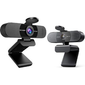 EMEET C960 and C960 AF Webcam Kit, Computer Camera w/Privacy Cover, 1080P HD Webcam for PC, Plug and Play USB Webcam for Video Calling/Zoom/Skype/Teams/Webex