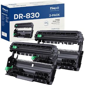 DR830 Drum Unit Replacement for Brother DR-830 TN830XL TN830 Drum Unit to use with Brother HL-L2460DW DCP-L2640DW HL-L2405W MFC-L2820DW HL-L2480DW HL-L2400D Printer 2 Pack (Drum only)