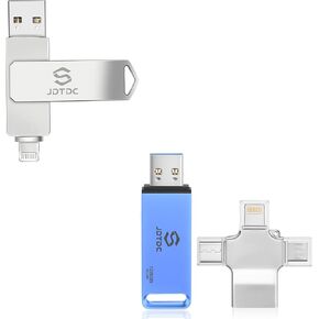 128GB Auto Photo-Backup-Stick for iPhone iPad Android Computer, Secure Photo & Video Backup Photo-Vault-for-iPhone Photo-Finder-Stick iPhone-Backup-Flash-Drive Photo-Backup-Storage-Stick