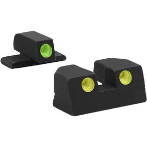MEPRO Tru-Dot tritium Night Sights Compatible with Sig p320 sig p226 sig p365 tritium dots Glow on Sight self Illuminated Meprolight Fixed Metal Sights Glow on Sight