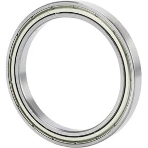 ACROPIX 6810ZZ Deep Groove Ball Bearings P6 50x65x7mm Lubricated Double Metal Seal Silver Tone Scooter Skateboard Wheel - Pack of 10