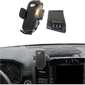 Upgraded Car Phone Holder Fits for Dodge RAM 1500 2500 3500 (5 and 8.4 inch Screen) 2019-2024 Auto Accessories,Cradles Adjustable Cell Phone Mount for 4-7 in Phones