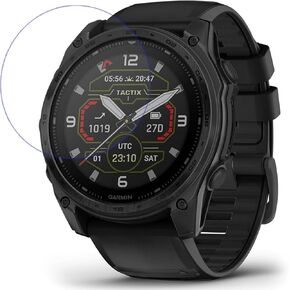 LOKEKE Compatible with Garmin Tactix 8 51mm Tempered Glass Screen Protector Premium Tempered Glass Screen Film Protector Compatible with Garmin Tactix 8 51mm Made From Real Glass