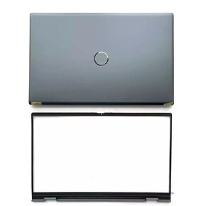 جديد بديل LCD Cover LCD الخلفي الجزء الخلفي من إطار الأمامي لـ Dell Inspiron 15 PRO 5510 5515 NK7D9 0NK7D9 Blue (LCD Back+Bezel)