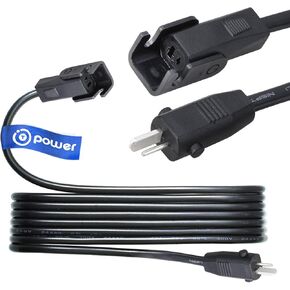 T POWER 6.8 feet long Extention Cord for Limoss Okin IKOCO Pride Mobility Kaidi Motion Power Recliner Lift Chair Power Recliner Power Cable Cord