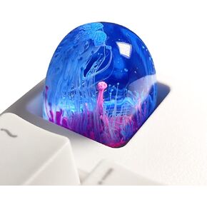 Backlit Esc Keycap Resin Handmade - Gaming Keyboard Keycap OEM Profile Keycap Keycap Replacement for Mechanical Keyboard MX Switch DIY Decoration
