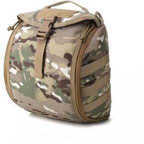 Tactical Helmet Bag,Molle Helmet Bag Pack,Padded Storage Bag for Carrying Airsoft Fast Motorcycle MICH Helmet