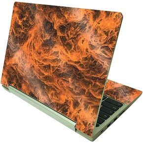MightySkins Glossy Glitter Skin Compatible with Lenovo IdeaPad Flex 3 Chromebook 2-in-1 11.6" (2021) - Black Diamond Plate | Durable High-Gloss Glitter Finish | Easy to Apply s | Made in The USA