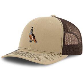 Richardson Trucker Hat Animal Bird Wildlife Valley Quail Baseball Cap