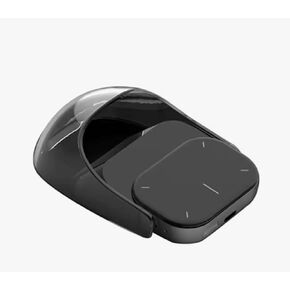 2025 New Wireless Mouse & Presentation Clicker, Magnetic Detachable Touchpad Air Mouse, Wireless Presenter Remote for PowerPoint Slide, Ultra-Lightweight, Perfect for PC/Mac/Windows (Basic, Black)