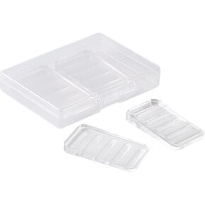 Rubber Wedges Shims 8 Pack Table Wedge Clear Toilet Shims for Leveling,Furniture Levelers for Uneven Floors,Hot Tub Restaurant Appliance Shims for Leveling Feet(5mm)