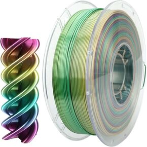 CC3D Silk Rainbow F Forest Series PLA Filament 1.75mm 1KG 3D Printing Filament FDM 3D Printing Materials for 3D Printer