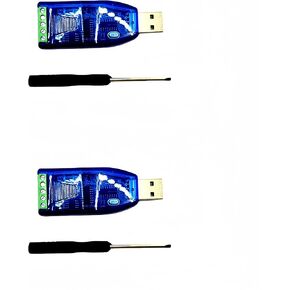 2PCS USB إلى RS485 RS232 Converter USB 2.0 إلى RS-485 RS-232 محول المنفذ التسلسلي مع رقاقة CH340