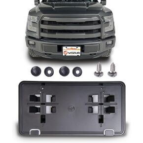 Front Bumper License Plate Bracket Mount Holder for 2015-2017 Ford F150 F-150