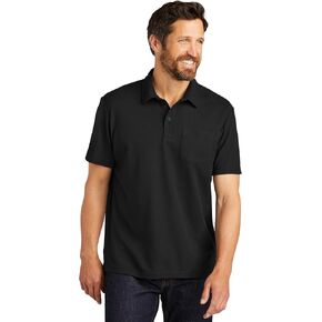 Port Authority C-Free Cotton Blend Pique Pocket Polo