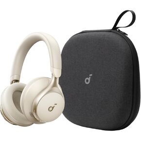 Soundcore by Anker Space One Active Noise Cancelling Headphones, with Headphones Case, 2X Stronger Voice Reduction, 40H ANC Playtime, App Control, LDAC Hi-Res Wireless Audio