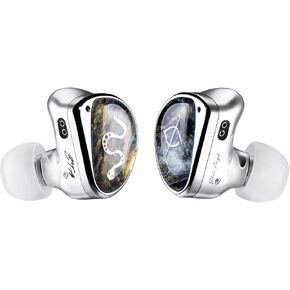EarAcoustic STA-PRO MAX Flagship Wired Headphones,Hi-Res Certified with 10mm+6mm Liquid Crystal Diaphragm&Dual N50 Magnets (10kGS),High Sensitivity (3.5mm Jack No Mic)