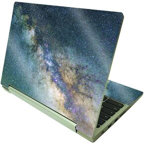 MAYESYSKINS GLOSTY GLOSTY SNOW متوافق مع Lenovo IdeaPad Flex 3 Chromebook 2-in-1 11.6 "(2021)-Andromeda | واقي ، دائم عالية اللمعان اللمعان |