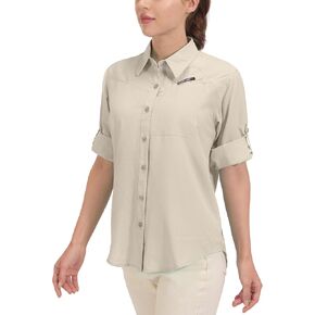 قميص Little Donkey Andy النسائي للحماية من الأشعة فوق البنفسجية بعامل حماية من الأشعة فوق البنفسجية 50، قمصان مسامية بأكمام طويلة للمشي لمسافات طويلة، سريع الجفاف in Kuwait